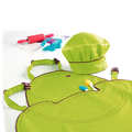 Mastrad - Kid apron and chef's hat - green
