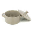 mini cocottes grey ceramic