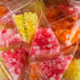 Zuk-Zak - Mini-berlingots de sucres aromatisés orange, citron, fraise Zuk-Zak - Mini-berlingots de sucres aromatisés orange, citron, fraise