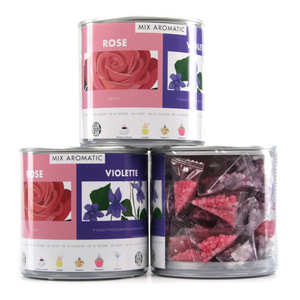 Zuk-Zak - Mini-berlingots de sucre aromatisé à la rose et à la violette Zuk-Zak - Mini-berlingots de sucre aromatisé à la rose et à la violette