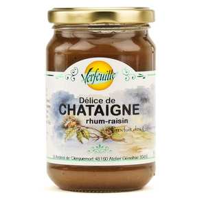 Verfeuille - D&eacute;lice de ch&acirc;taigne au rhum raisin