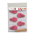 ScrapCooking ® - Moule pour sucettes en chocolat décor "Barbapapa" ScrapCooking ® - Moule pour sucettes en chocolat décor "Barbapapa"