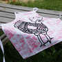 La Cocotte - Tablier Cocotte fond jouy rose