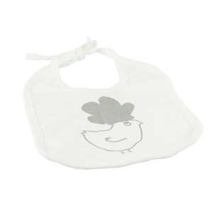 La Cocotte - Bavoir coquito argent La Cocotte - Bavoir coquito argent