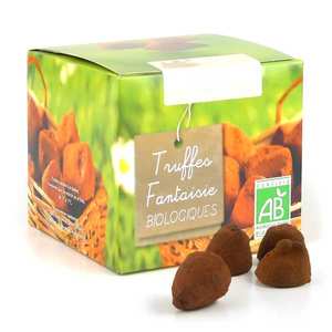 Chocolat Mathez - Truffes fantaisie aux brisures de crêpes dentelles - Bio Chocolat Mathez - Truffes fantaisie aux brisures de crêpes dentelles - Bio