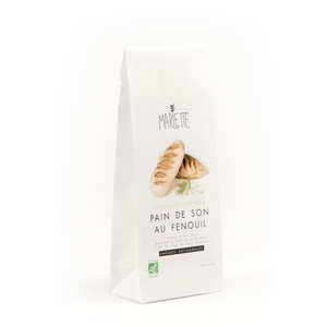 Pr&eacute;paration bio pour pain de son au fenouil