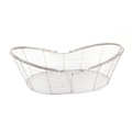Panier métal argent Panier métal argent