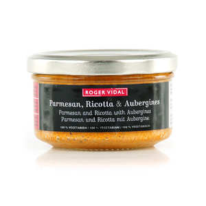 Roger Vidal - Toastine - Parmesan, ricotta et aubergines
