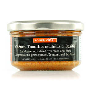 Roger Vidal - Toastine - Chèvre, tomates séchées et basilic Roger Vidal - Toastine - Chèvre, tomates séchées et basilic