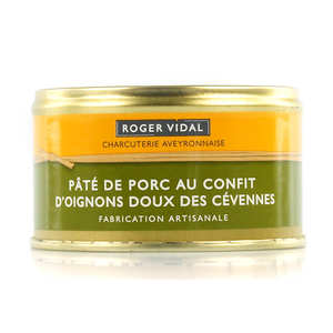 Roger Vidal - Pâté de porc au confit d'oignons doux des Cevennes Roger Vidal - Pâté de porc au confit d'oignons doux des Cevennes
