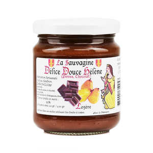 La Sauvagine - Confiture de poire au chocolat Douce H&eacute;l&egrave;ne