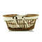 Large basket with natural lining