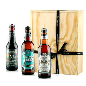 Trio gourmand de la brasserie écossaise William Bros. en coffret bois Trio gourmand de la brasserie écossaise William Bros. en coffret bois