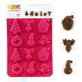 ScrapCooking &reg; - Moule en silicone - Chocolats de No&euml;l