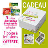Bio Conseils - 3 infusions + 1 thermos offert