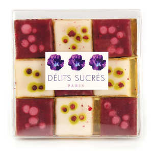 Délits Sucrés Paris - Pâte d'amande - Duo Pomme/cerise Délits Sucrés Paris - Pâte d'amande - Duo Pomme/cerise