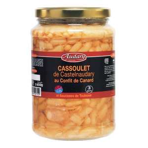 Audary Castelnaudary - Cassoulet de Castelnaudary au confit de canard - 3/4 parts