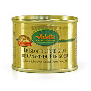 Valette - Le bloc de foie gras de canard du P&eacute;rigord - 65g