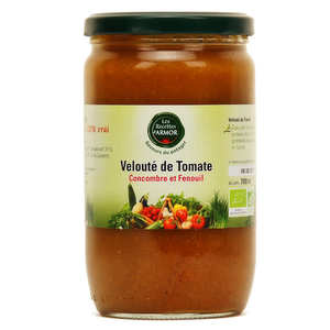 Le Potager L'Orientais - Organic tomato and cucumber with fennel soup - Ecocert