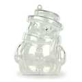 Plastic transparent christmas ornaments - Transparent snowman