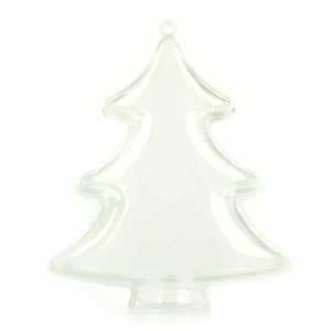 Décoration de Noël transparente à garnir - Sapin Décoration de Noël transparente à garnir - Sapin