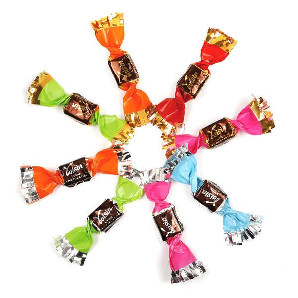 Papillotes Voisin assorties (chocolat et pâtes de fruits) Voisin