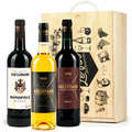 Kressmann - Coffret bois 3 Bordeaux (Loupiac, C&ocirc;tes de Bourg, M&eacute;doc)