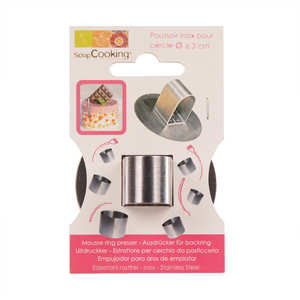 ScrapCooking ® - Poussoir inox pour cercle de 6.3 cm de diamètre ScrapCooking ® - Poussoir inox pour cercle de 6.3 cm de diamètre