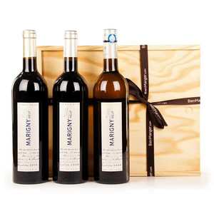 BienManger paniers garnis - Coffret bois 3 vins bio BienManger paniers garnis - Coffret bois 3 vins bio