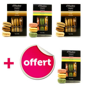 D'Haubry - 18 macarons + 6 free