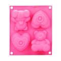 Silikomart - Bear and heart mould - babyline