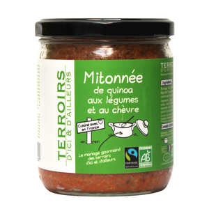 Terroirs d'ici et d'ailleurs - Mitonnée de quinoa aux légumes et au chèvre - Bio Terroirs d'ici et d'ailleurs - Mitonnée de quinoa aux légumes et au chèvre - Bio