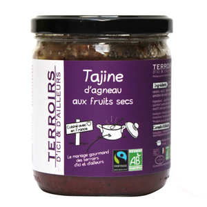 Terroirs d'ici et d'ailleurs - Organic lamb tajine with dried fruits