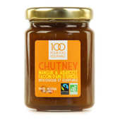 100 pour 100 &eacute;quitable - Organic apricot and mango chutney
