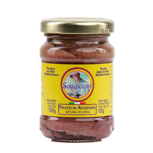 Sangiolaro - Filets d'anchois &agrave; l'huile d'olive