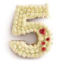 L&eacute;ku&eacute; - Number cake mould - N&deg;5