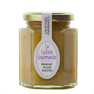 La Cuill&egrave;re Gourmande - Banana and grape jam flavoured with rum