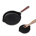 Skeppshult - Deep pan 28 cm with wooden handle