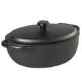 Skeppshult - Casserole oval 4 liters iron cast lid