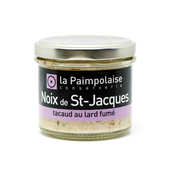 La Paimpolaise - Rillettes de noix de St-Jacques et tacaud au lard fum&eacute;
