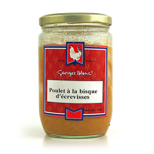 Poulet à la bisque d'écrevisses Blanc
