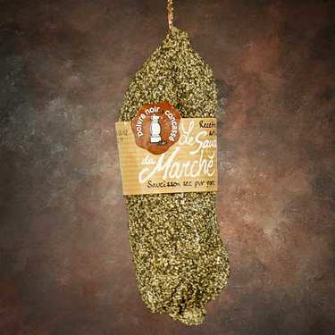 Dry sausage with crushed black pepper Dry sausage with crushed black pepper
