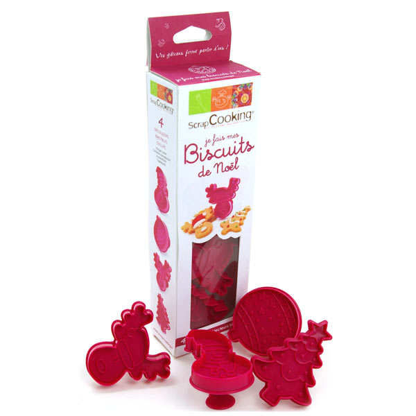 Christmas Biscuits Cutter Kit ScrapCooking