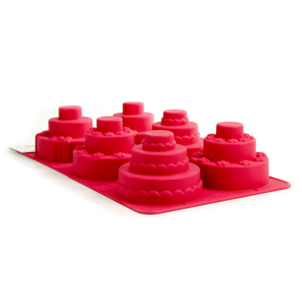 Silicone mini tiered cakes mould ScrapCooking