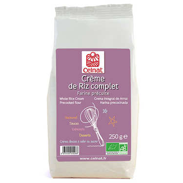 Organic whole rice cream Organic whole rice cream