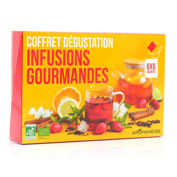 Coffret dégustation infusions gourmandes - Aromandise