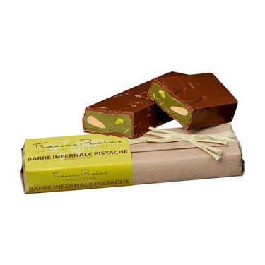Dark Chocolate & Pistachio Bar - Pralus Dark Chocolate & Pistachio Bar - Pralus