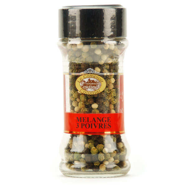 Green, black and white peppercorns mix Le Comptoir Colonial