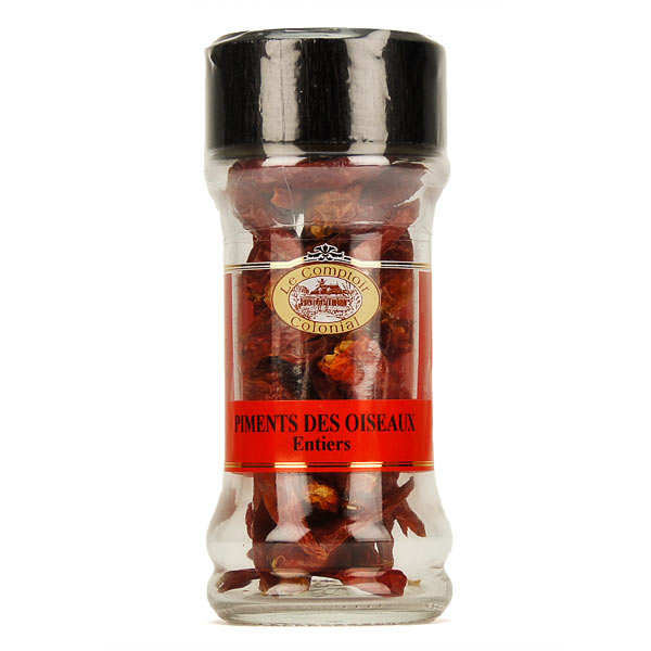 Poivre de cayenne (piment des oiseaux) entier - pot 15g