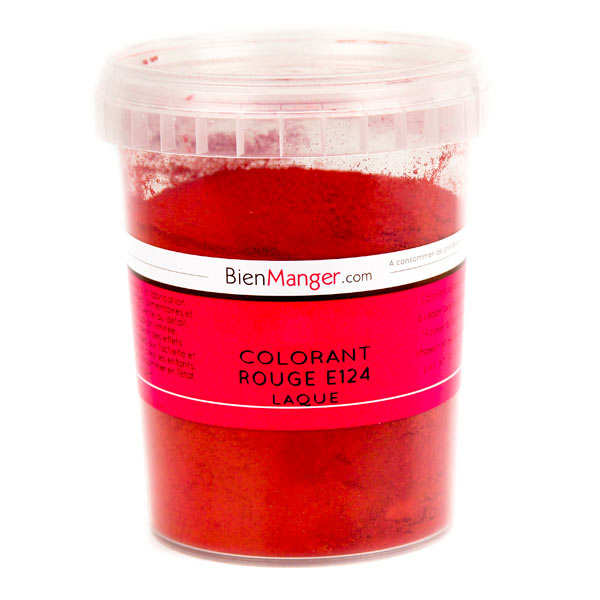 Colorant alimentaire rouge E124 - Poudre liposoluble - BienManger